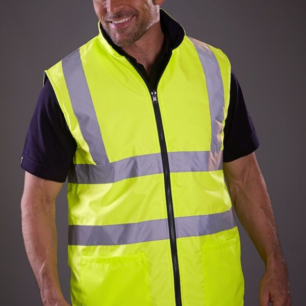 Hi-Vis Reversible Fleece Vest Thumbnail