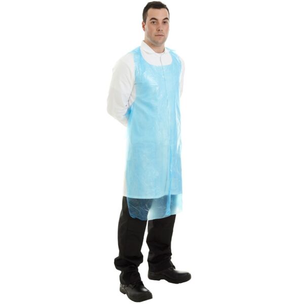 1000 Micron PE Aprons Flat Packed (Case of 250) Thumbnail