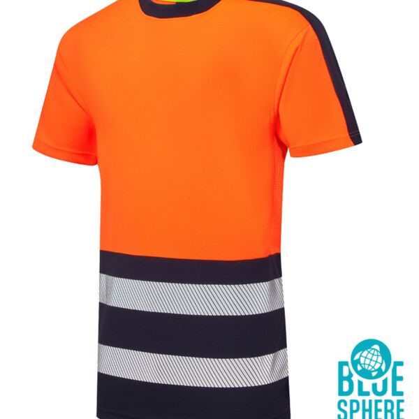 SHV-352D1-9 - Hi Vis Eco Coolair Two Tone TShirt Thumbnail