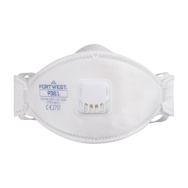 P361 - Trifold Valved dolomite FFP3 Respirator (Pack 10) Thumbnail