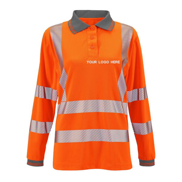 HV307 Ladies Hi Vis Orange Thumbnail