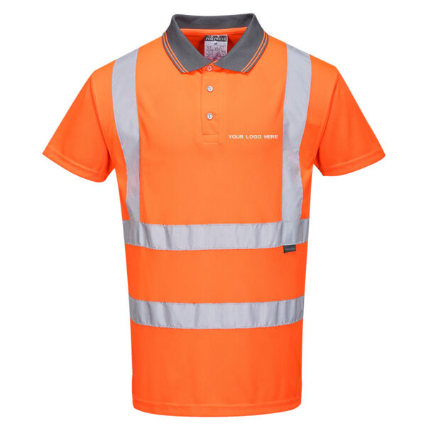 RT22 Hi Vis Polo Shirt Short Sleeved Thumbnail
