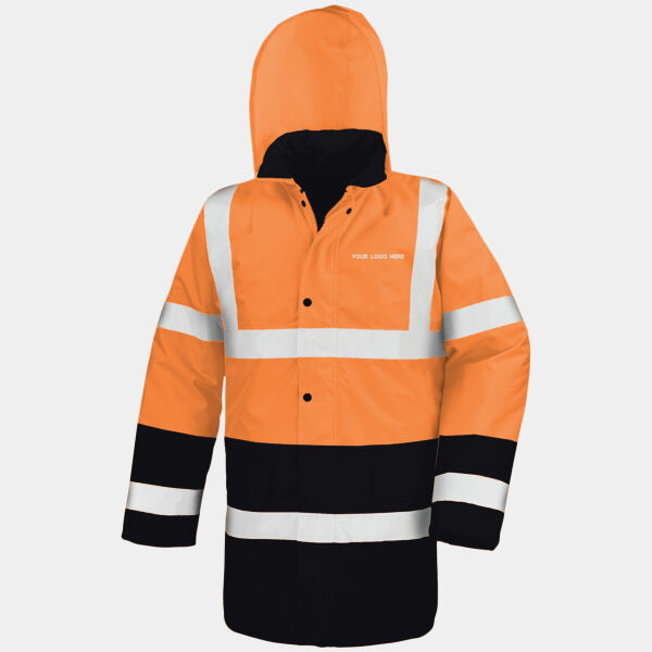 R452X Motorway Two Tone Safety Coat Thumbnail
