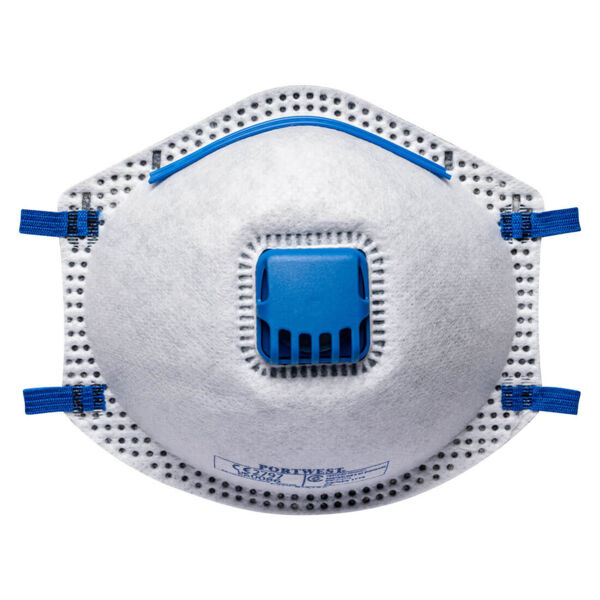 FFP2 Carbon Valved Respirator (Pk10) Thumbnail