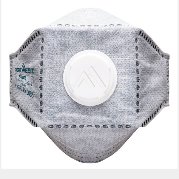 EAGLE FFP3 Valved Carbon Fold Flat Respirator (Pk10) Thumbnail